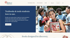 Desktop Screenshot of booksofdiscovery.com